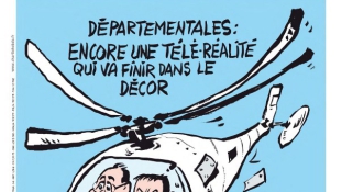 A Charlie Hebdo címlapjára került az argentin helikopterbaleset