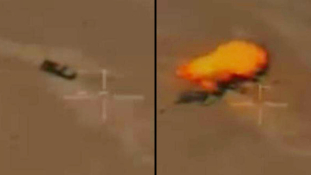 Iráni drónok az Iszlám Állam állásait támadják – videó